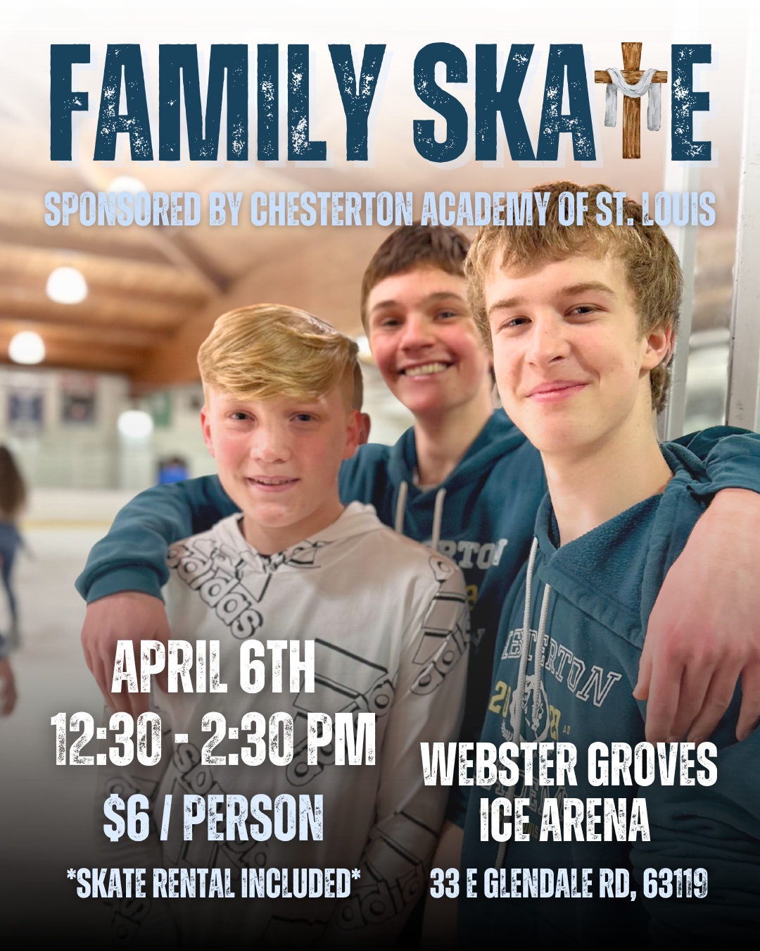 Family Ice Skating Easter Monday