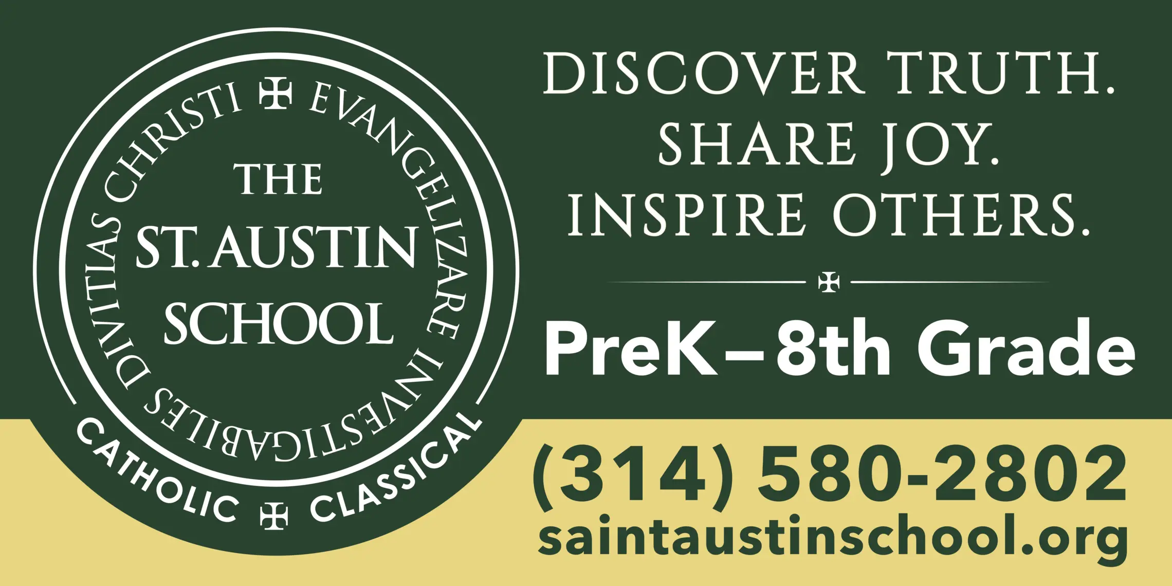 St. Austin Ad For Chesterton Sponshorship