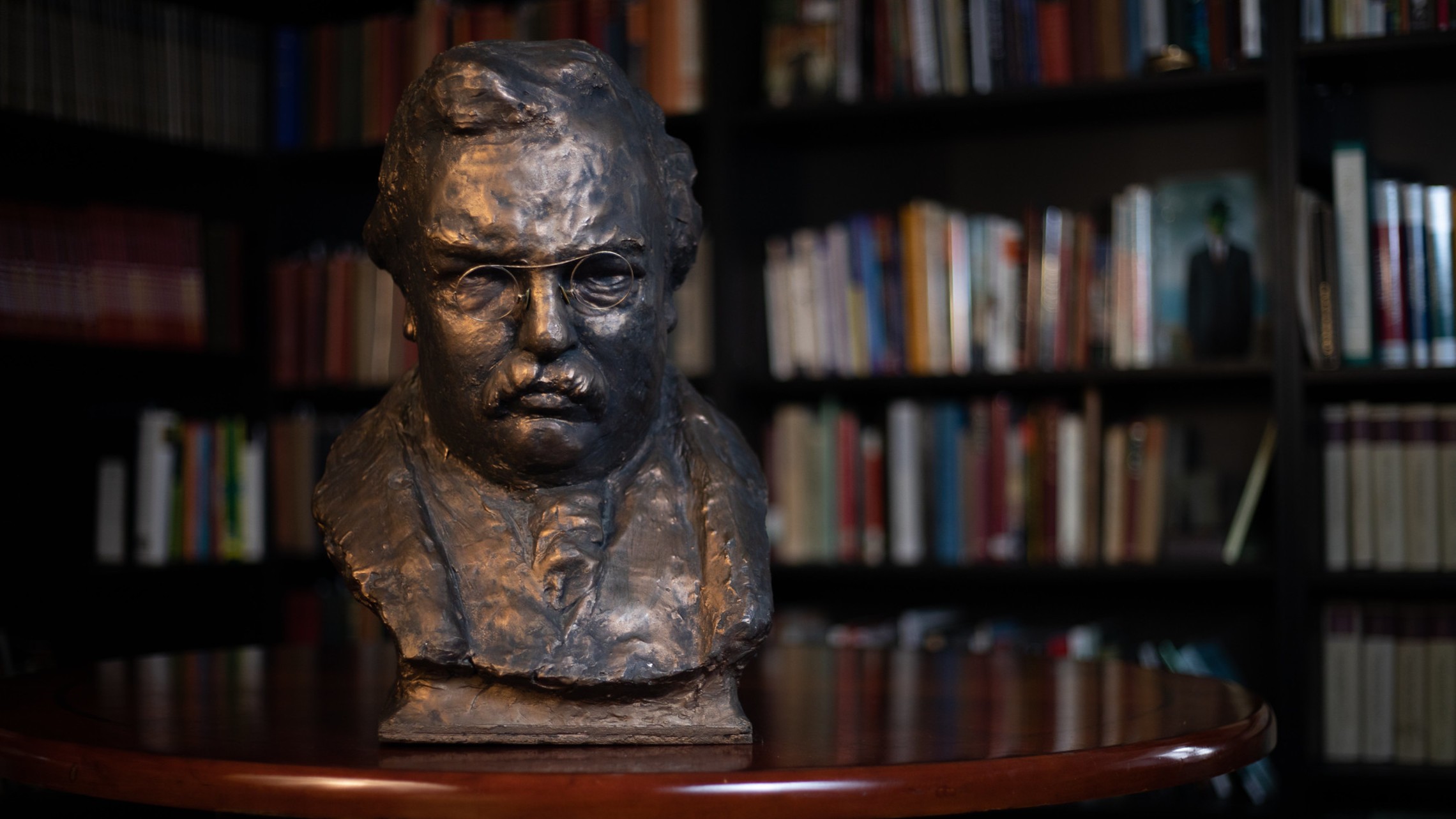 Chesterton Head In Library