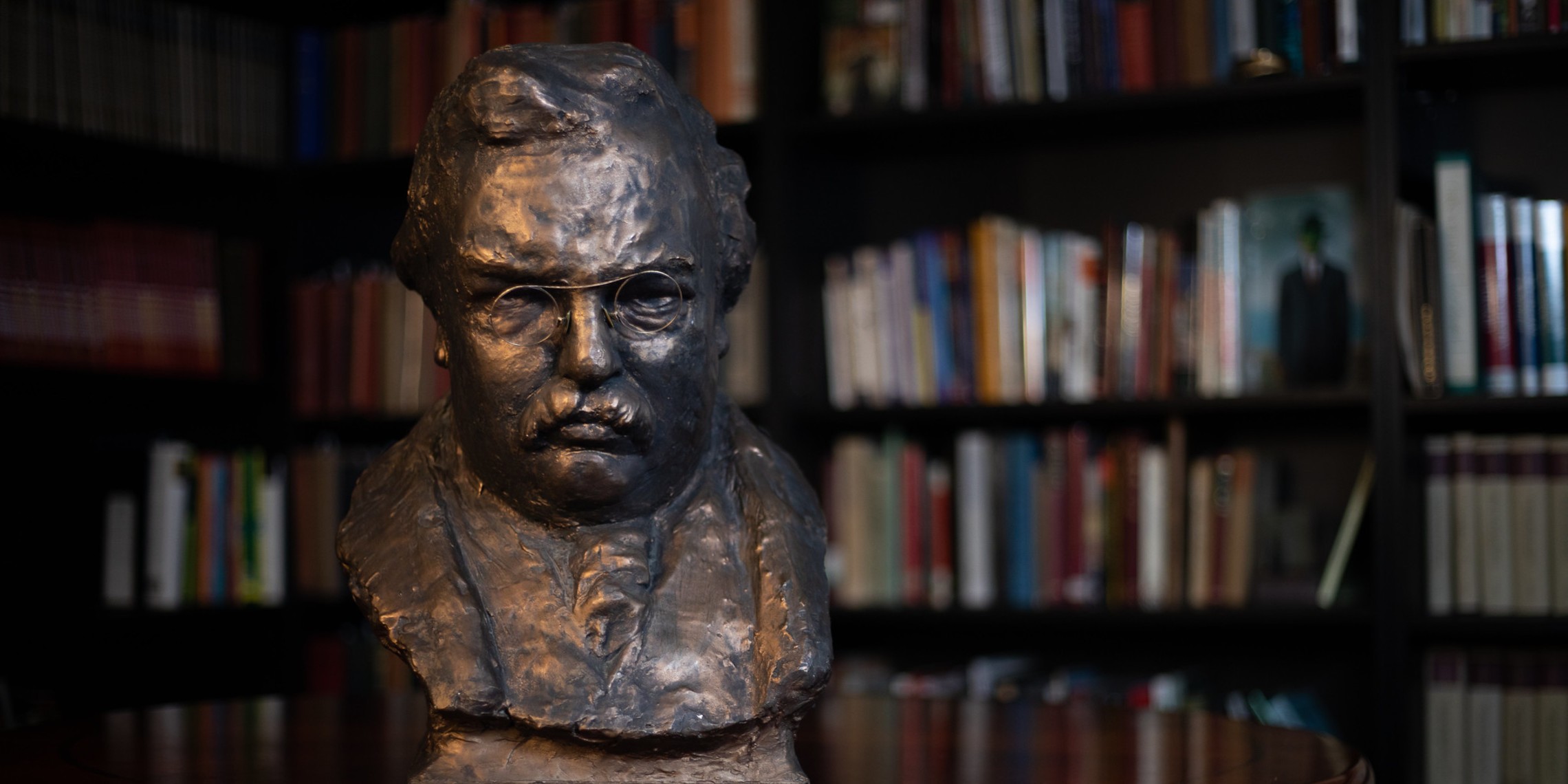 Chesterton Head In Library