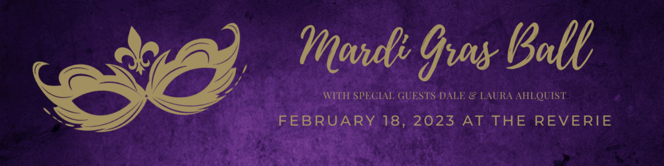 Mardi Gras Ball Web Banner